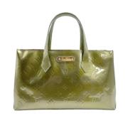 Pre-owned Canvas louis-vuitton-bags Louis Vuitton Vintage , Green , Da...