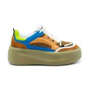 Stijlvolle Sneaker in Bruin/Blauw/Oranje Vic Matié , Multicolor , Dame...