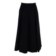 Tulip-vormige rok in Milano-stitch Vicario Cinque , Black , Dames