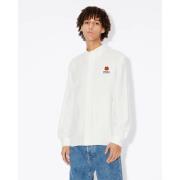 Casual Geborduurd Overhemd Kenzo , White , Heren