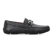 Parigi Loafers Zwart Leren Instapper Salvatore Ferragamo , Black , Her...