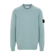 Ribgebreide Trui Grijs Blauw Stone Island , Blue , Heren