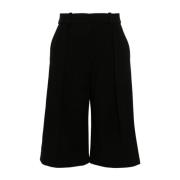 Zwarte Tailored Crepe Shorts Jacquemus , Black , Dames