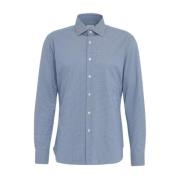 Blauwe Shirts Aw24 Gender , Blue , Heren