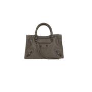 Militair Groene Studs Handtas Balenciaga , Brown , Dames