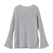 Stijlvol Sweater Set Twinset , Gray , Dames