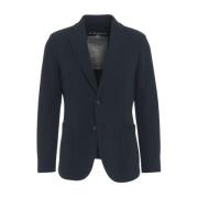 Blauwe Blazer Aw24 Herenmode Circolo 1901 , Blue , Heren