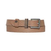 Leren Riem Cait Gustav , Beige , Dames