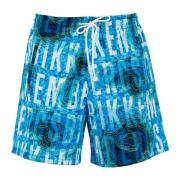 Heren Zomer Boxershorts Blauw Bikkembergs , Blue , Heren