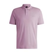 Polo Shirt Interlock Boss Orange , Purple , Heren