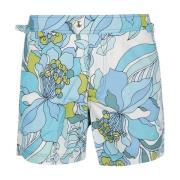 Blauwe Nylon Shorts Ss22 Tom Ford , Multicolor , Heren