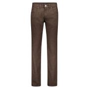 Moderne Fit 5-Pocket Broek Gardeur , Brown , Heren