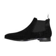 Zwarte Suède Chelsea Boot Magnanni , Black , Heren