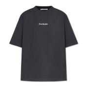 T-shirt met logo Acne Studios , Black , Dames