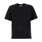 Stijlvol Multicolor Katoenen T-shirt Set Marni , Black , Dames