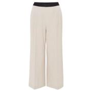 Malma Stijlvolle Broek Opus , Beige , Dames