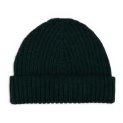 Groene Geribbelde Beanie Muts Gallo , Green , Unisex