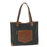 Pre-owned Leather totes Gucci Vintage , Black , Dames