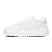 Witte Leren Lage Sneakers Copenhagen Studios , White , Dames