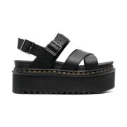 Flat Sandals Dr. Martens , Black , Dames