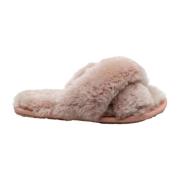 Dames Mayberry Pantoffels van Synthetisch Leer Emu , Pink , Dames