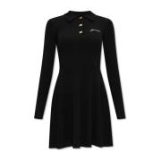 Gestreepte jurk Ganni , Black , Dames