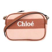 Roze Geribbelde Schoudertas Chloé , Multicolor , Dames