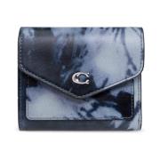 Leren portemonnee Coach , Blue , Dames