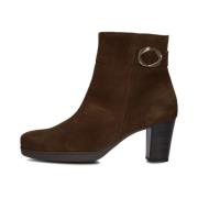 Bruine Enkellaarzen Stijlvol Herfst Gabor , Brown , Dames