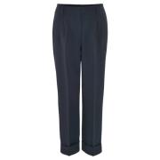 Stijlvolle Mulona Broek Opus , Blue , Dames