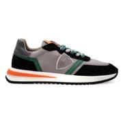 Grijze Oranje Sneakers Tropez 2.1 Stijl Philippe Model , Multicolor , ...