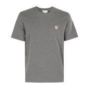 Fox Head Patch T-shirt Maison Kitsuné , Gray , Heren