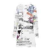 Korte Jurk Desigual , White , Dames