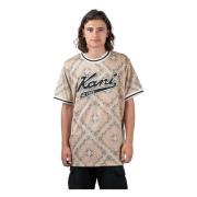 T-shirt Karl Kani , Beige , Heren