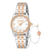 Elegante Analoge Horloge met Datumindicator Just Cavalli , Multicolor ...