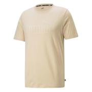 Essentials Elevated T-shirt Puma , Beige , Heren