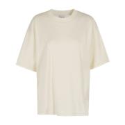 Casual Katoenen T-Shirt Birgitte Herskind , Beige , Dames