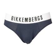 Zijden Slip Set Bikkembergs , Blue , Heren