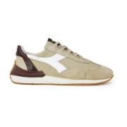 Beige Leren Veterschoenen Diadora , Beige , Heren