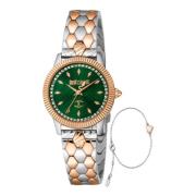 Elegant Stainless Steel Analog Watch Women Just Cavalli , Multicolor ,...