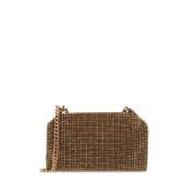 Kristalversierde Bruine Tas Stella McCartney , Brown , Dames