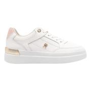 Witte Hardware Court Sneaker Tommy Hilfiger , White , Dames