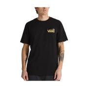 Zwarte Posted Korte Mouw Shirt Vans , Black , Heren