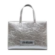 Zilveren Handtas Aw24 Love Moschino , Gray , Dames