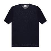 T-shirt met logo Saint Laurent , Blue , Dames