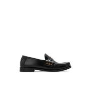 Leren loafers Saint Laurent , Black , Dames