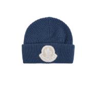 Pet met logopatch Moncler , Blue , Heren