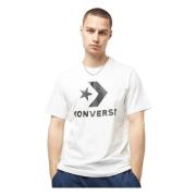 Logo Star Chev T-shirt Converse , White , Heren