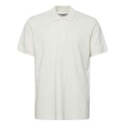 Snow White Polo Short Sleeve Polo Blend , White , Heren