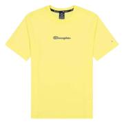 Transparante Script T-shirt Champion , Yellow , Heren